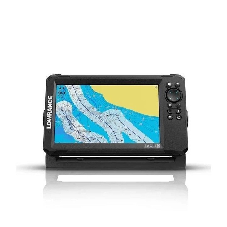 Combiné GPS sondeur - LOWRANCE - Eagle 9 - Sonde HDI - Écran IPS - Résistance IPX7 Combiné GPS sondeur - LOWRANCE - Eagle 9 - Sonde HDI - Écran IPS - Résistance IPX7