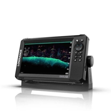 Combiné GPS sondeur - LOWRANCE - Eagle 9 - Sonde HDI - Écran IPS - Résistance IPX7