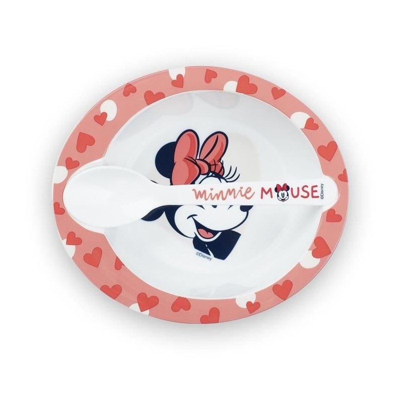 Set repas micro-ondes - THERMOBABY - 2 pieces - Bol et cuillere - Minn