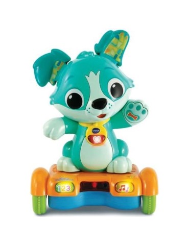 VTECH BABY - Titou, Mon Toutou Hoverboard - Chien Malicieux a 3 Roues - Piles Fournies - 12 a 36 mois