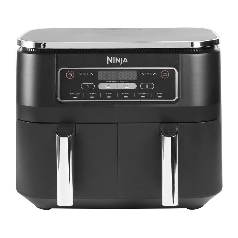 Friteuse sans huile NINJA - Foodi Dual Zone AF300EU - Capacité 7,6L - Friteuse sans huile NINJA - Foodi Dual Zone AF300EU - Capacité 7,6L -