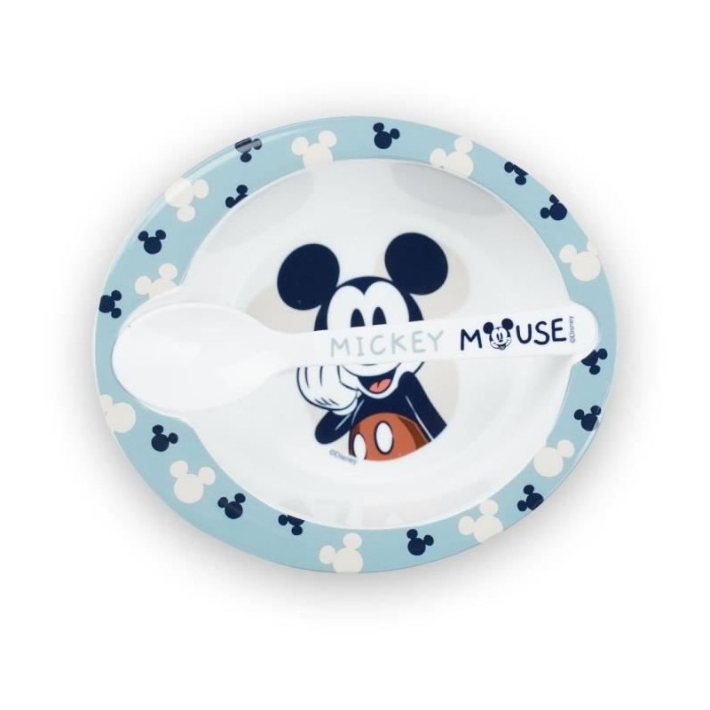 Set repas micro-ondes - THERMOBABY - 2 pieces - Bol et cuillere - Mick