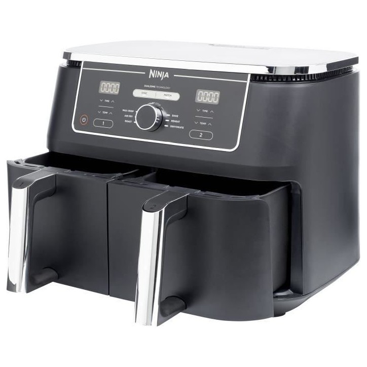 Friteuse sans huile NINJA - Foodi Max Dual Zone AF400EU - Capacité 9,5L - 6 programmes de cuisson - 2470W Friteuse sans huile NINJA - Foodi Max Dual Zone AF400EU - Capacité 9,5L - 6 programmes de cuisson - 2470W