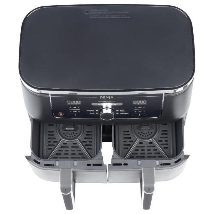 Friteuse sans huile NINJA - Foodi Max Dual Zone AF400EU - Capacité 9,5L - 6 programmes de cuisson - 2470W Friteuse sans huile NINJA - Foodi Max Dual Zone AF400EU - Capacité 9,5L - 6 programmes de cuisson - 2470W