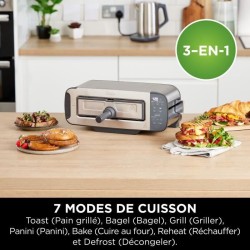 Grille-pain 3-en-1 - NINJA Foodi - ST202EU - 2400 W - 1 fente - 7 fonc
