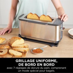 Grille-pain 3-en-1 - NINJA Foodi - ST202EU - 2400 W - 1 fente - 7 fonc