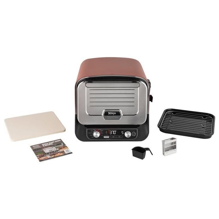 Four a pizza NINJA - Woodfire OO101EU - 8 programmes de cuisson - Jusqu'a 370°C - 2400W Four a pizza NINJA - Woodfire OO101EU - 8 programmes de cuisson - Jusqu'a 370°C - 2400W