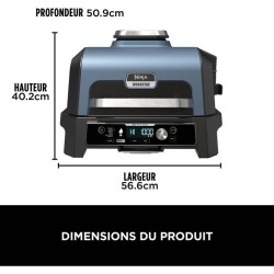 Barbecue électrique et fumoir NINJA - Woodfire Pro Connect XL OG901EU