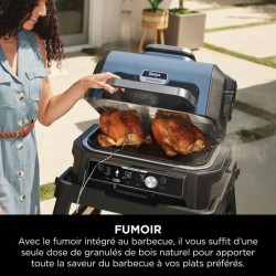 Barbecue électrique et fumoir NINJA - Woodfire Pro Connect XL OG901EU