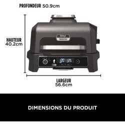 Barbecue électrique et fumoir NINJA - Woodfire Pro XL OG850EU - 4 pro