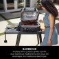 Barbecue électrique et fumoir NINJA - Woodfire Pro XL OG850EU - 4 programmes de cuisson - Thermosonde intégrée