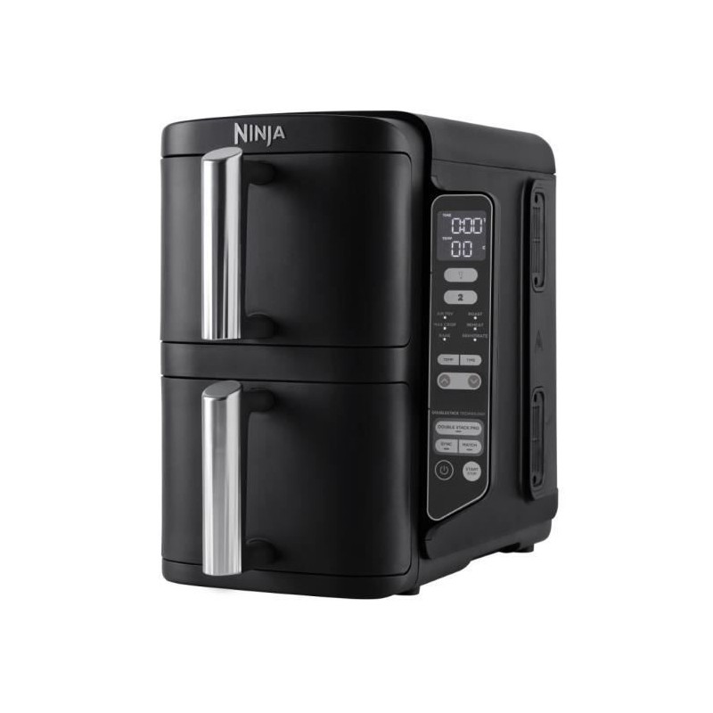 Friteuse sans huile NINJA - Double Stack SL300EU - Capacité 7,6L - 6 Friteuse sans huile NINJA - Double Stack SL300EU - Capacité 7,6L - 6