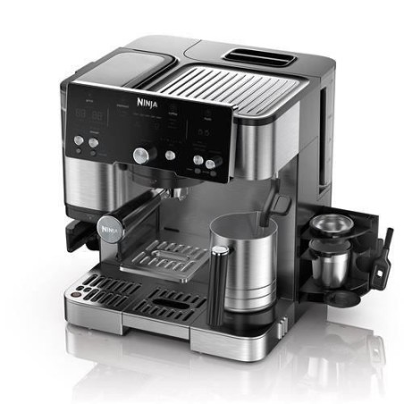 Machine a café 2-en-1 - NINJA LUXE™ - Café Essential Series - ES501EU - 1650 W - 9/11 bars - 250 gr - Noir / Inox