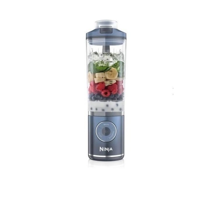 Blender portable NINJA Blast Max - BC251EUNV - bol 530 ml - autonomie 2h - sans fil - sans BPA - Bleu Blender portable NINJA Blast Max - BC251EUNV - bol 530 ml - autonomie 2h - sans fil - sans BPA - Bleu