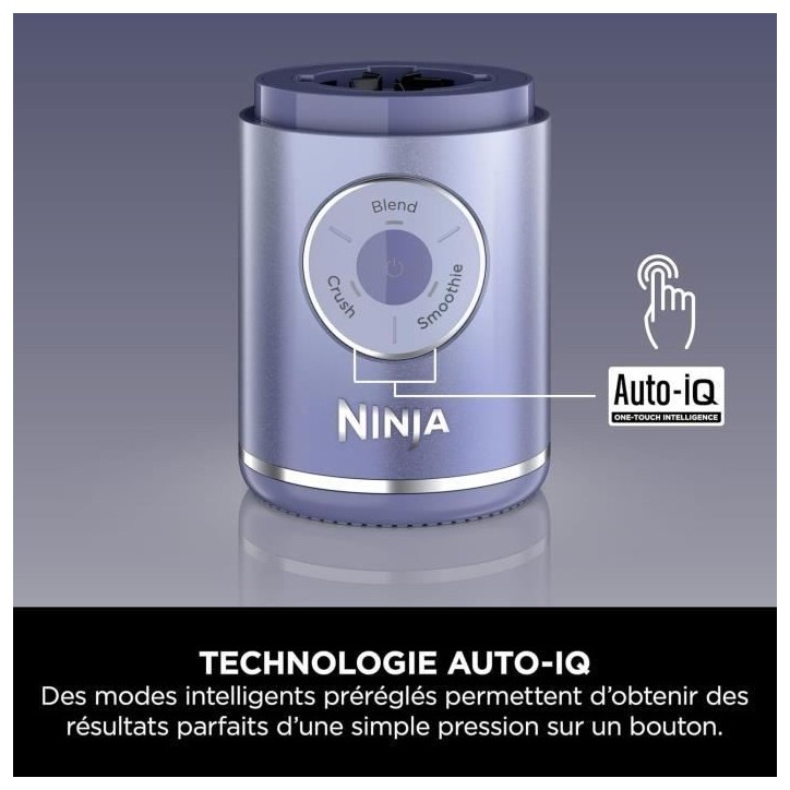 Blender portable NINJA Blast Max - BC251EULD - bol 530 ml - autonomie 2h - sans fil - sans BPA - lavande Blender portable NINJA Blast Max - BC251EULD - bol 530 ml - autonomie 2h - sans fil - sans BPA - lavande