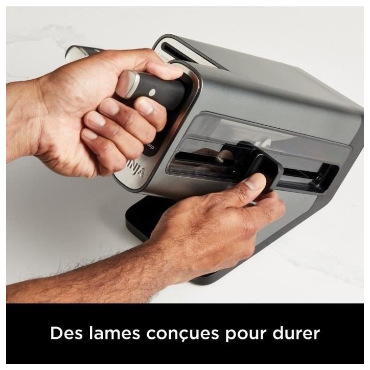 Bloc-couteaux - NINJA FOODI - StaySharp K32006EU - Avec affûteur - Ensemble de couteaux - 6 pieces aiguisées - Noir Bloc-couteaux - NINJA FOODI - StaySharp K32006EU - Avec affûteur - Ensemble de couteaux - 6 pieces aiguisées - Noir