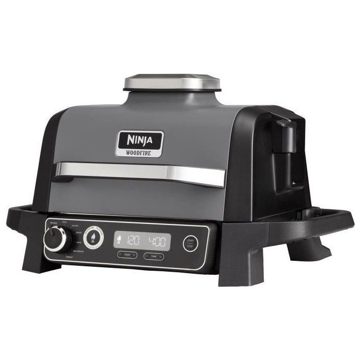 Barbecue électrique et fumoir NINJA - Woodfire OG701EU - 7 programmes de cuisson Barbecue électrique et fumoir NINJA - Woodfire OG701EU - 7 programmes de cuisson