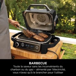 Barbecue électrique et fumoir NINJA - Woodfire OG701EU - 7 programmes