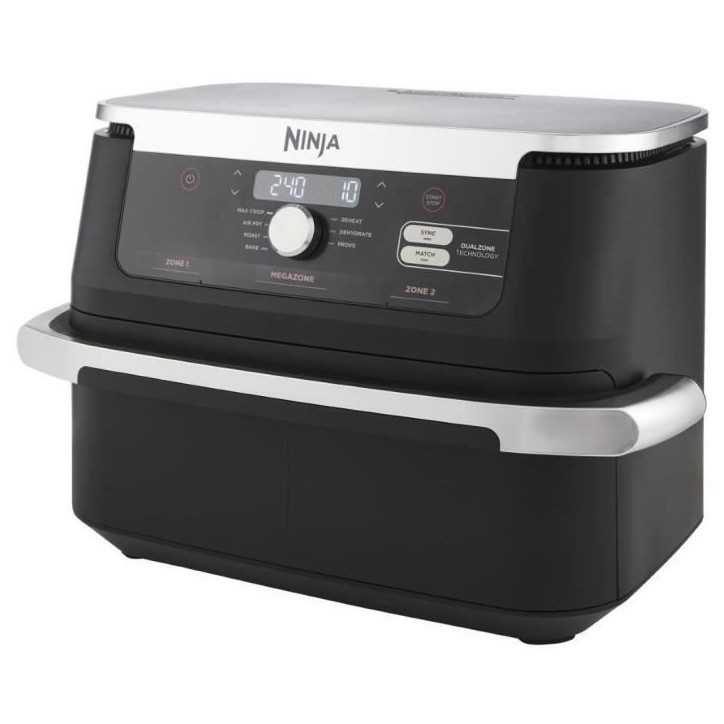 Friteuse sans huile NINJA - Foodi Flex AF500EU - Capacité 10,4L - 7 programmes de cuisson - 2470W Friteuse sans huile NINJA - Foodi Flex AF500EU - Capacité 10,4L - 7 programmes de cuisson - 2470W