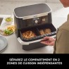 Friteuse sans huile NINJA - Foodi Flex AF500EU - Capacité 10,4L - 7 p