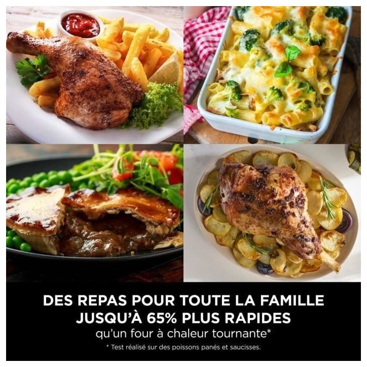 Friteuse sans huile NINJA - Foodi Flex AF500EU - Capacité 10,4L - 7 programmes de cuisson - 2470W Friteuse sans huile NINJA - Foodi Flex AF500EU - Capacité 10,4L - 7 programmes de cuisson - 2470W