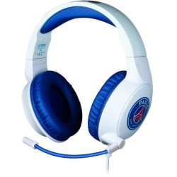 Casque gaming filaire - KONIX - Micro 45° - Câble 1,5 m - Blanc et b