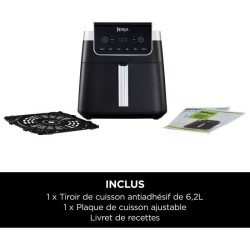 Friteuse sans huile NINJA - Max Pro AF180EU - Capacité 6,2L - 6 progr
