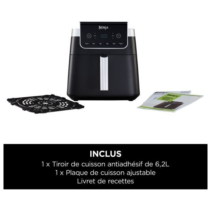 Friteuse sans huile NINJA - Max Pro AF180EU - Capacité 6,2L - 6 programmes de cuisson - 2000W Friteuse sans huile NINJA - Max Pro AF180EU - Capacité 6,2L - 6 programmes de cuisson - 2000W