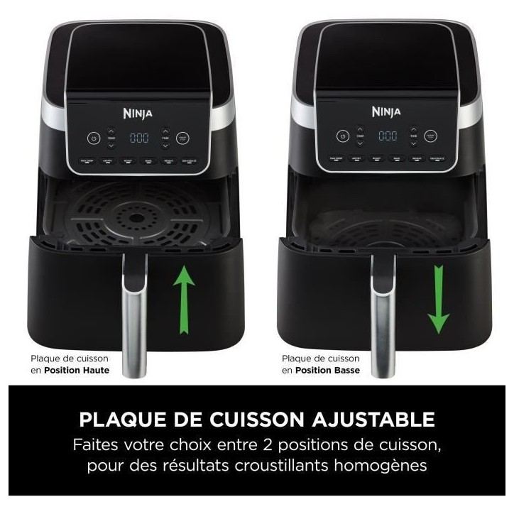 Friteuse sans huile NINJA - Max Pro AF180EU - Capacité 6,2L - 6 programmes de cuisson - 2000W Friteuse sans huile NINJA - Max Pro AF180EU - Capacité 6,2L - 6 programmes de cuisson - 2000W