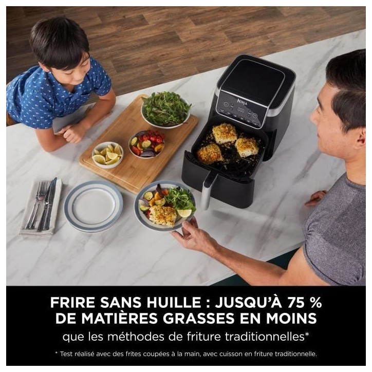 Friteuse sans huile NINJA - Max Pro AF180EU - Capacité 6,2L - 6 programmes de cuisson - 2000W Friteuse sans huile NINJA - Max Pro AF180EU - Capacité 6,2L - 6 programmes de cuisson - 2000W