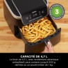 Friteuse sans huile NINJA - Pro AF140EU - Capacité 4,7L - 4 programme