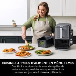 Friteuse sans huile NINJA - Double Stack XL SL400EU - Capacité 9,5L -