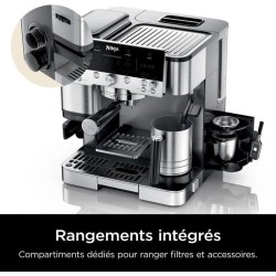 Machine a café - NINJA - ES601EU Luxe Premier - 1650 W - 2 Litres - A