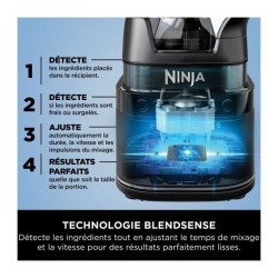 Mixeur - NINJA - Detect Power Blender Pro - 1200W - 2L - 15 modes de m