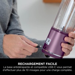 Blender portable Ninja Blast - BC151EUPR - bol 530 ml - autonomie 2h -