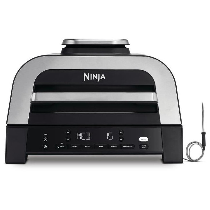 Grill & Friteuse sans huile - NINJA - MAX 6-en-1 DG551EU - 1760 W - 6 modes de cuisson - Gris Grill & Friteuse sans huile - NINJA - MAX 6-en-1 DG551EU - 1760 W - 6 modes de cuisson - Gris