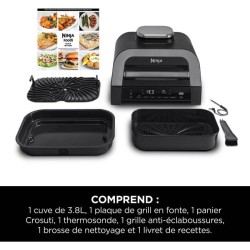 Grill & Friteuse sans huile - NINJA - MAX 6-en-1 DG551EU - 1760 W - 6