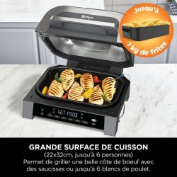 Grill & Friteuse sans huile - NINJA - MAX 6-en-1 DG551EU - 1760 W - 6