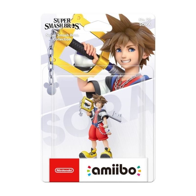 Figurine Amiibo - Sora N°93 • Collection Super Smash Bros. Figurine Amiibo - Sora N°93 • Collection Super Smash Bros.