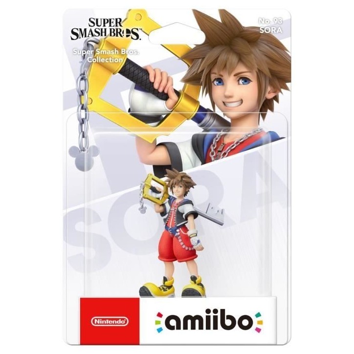 Figurine Amiibo - Sora N°93 • Collection Super Smash Bros.