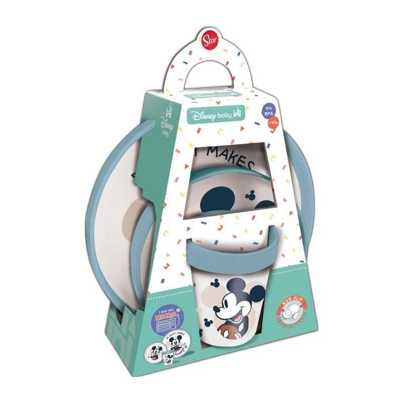 Coffret repas - THERMOBABY - 3 pieces - Bol, assiette et gobelet - Min