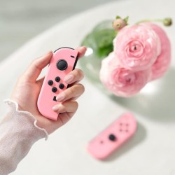 Paire de manettes Joy-Con Rose Pastel pour Nintendo Switch
