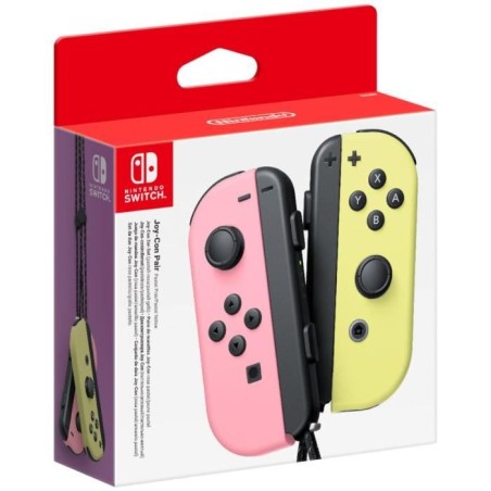 Paire de manettes Joy-Con Rose Pastel & Jaune Pastel pour Nintendo Swi
