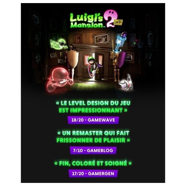 Luigi's Mansion 2 HD • Jeu Nintendo Switch Luigi's Mansion 2 HD • Jeu Nintendo Switch
