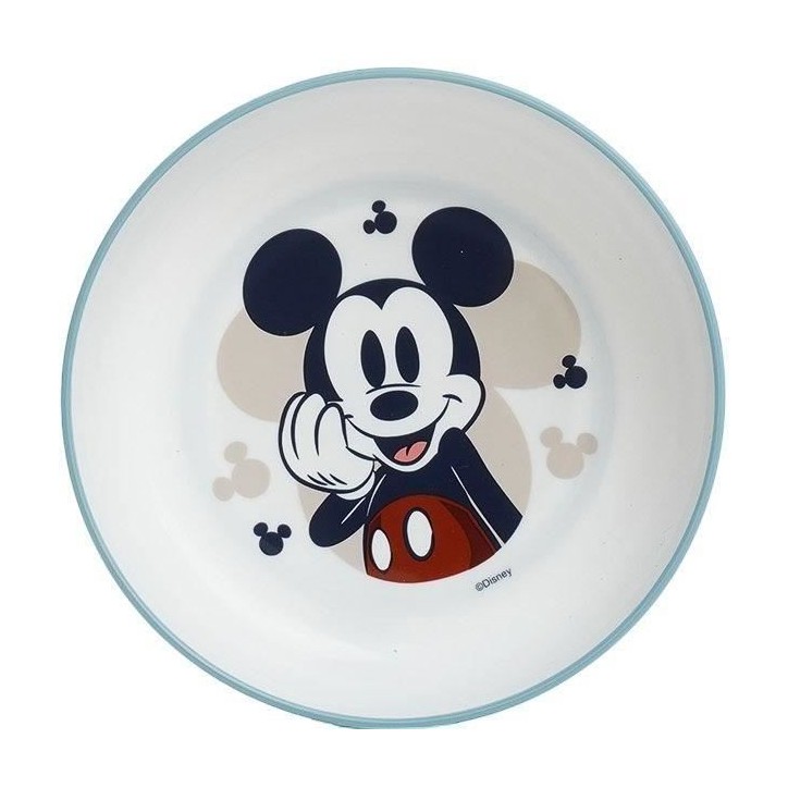 Coffret repas - THERMOBABY - 3 pieces - Bol, assiette et gobelet - Minnie