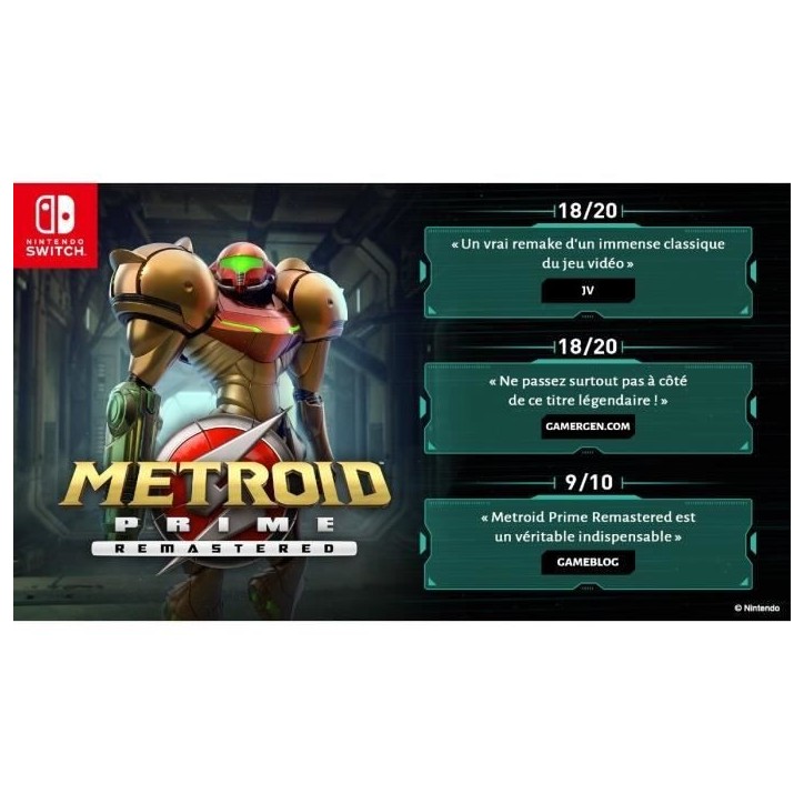 Metroid Prime Remastered • Jeu Nintendo Switch Metroid Prime Remastered • Jeu Nintendo Switch