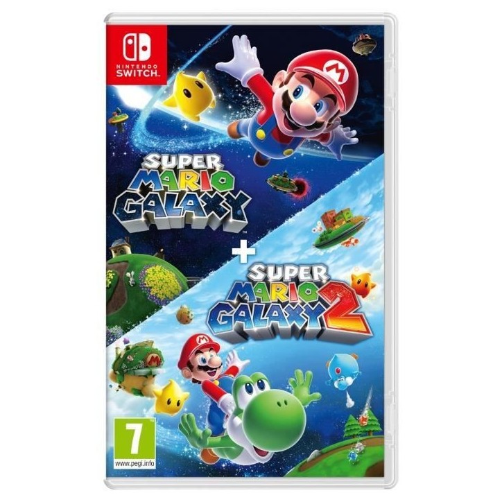 Super Mario Galaxy + Super Mario Galaxy 2 • Jeu Nintendo Switch Super Mario Galaxy + Super Mario Galaxy 2 • Jeu Nintendo Switch