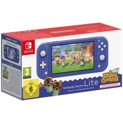 Console portable Nintendo Switch Lite • Bleu + Animal Crossing: New