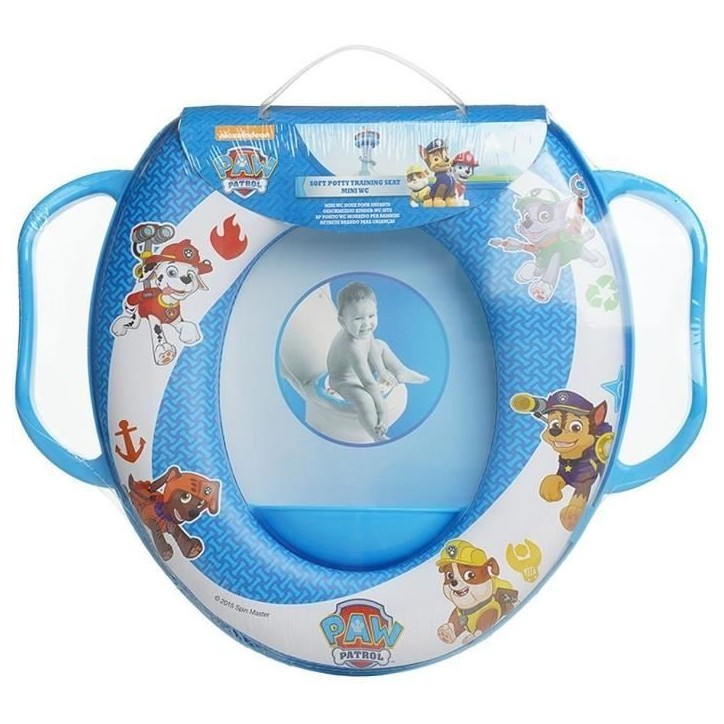 Réducteur WC - THERMOBABY - Confort avec poignées - Pat'patrouille
