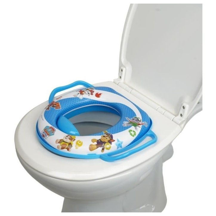 Réducteur WC - THERMOBABY - Confort avec poignées - Pat'patrouille